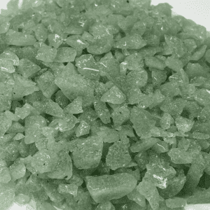 Opaque Peppermint Glass Chippings 10-14mm