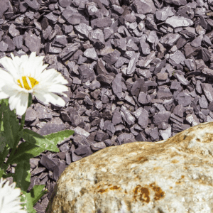 Plum Slate Chippings 20mm