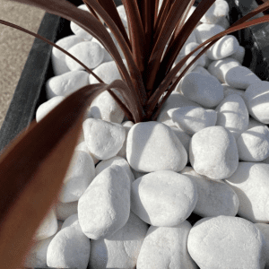 Polar White Cobbles 40-80mm