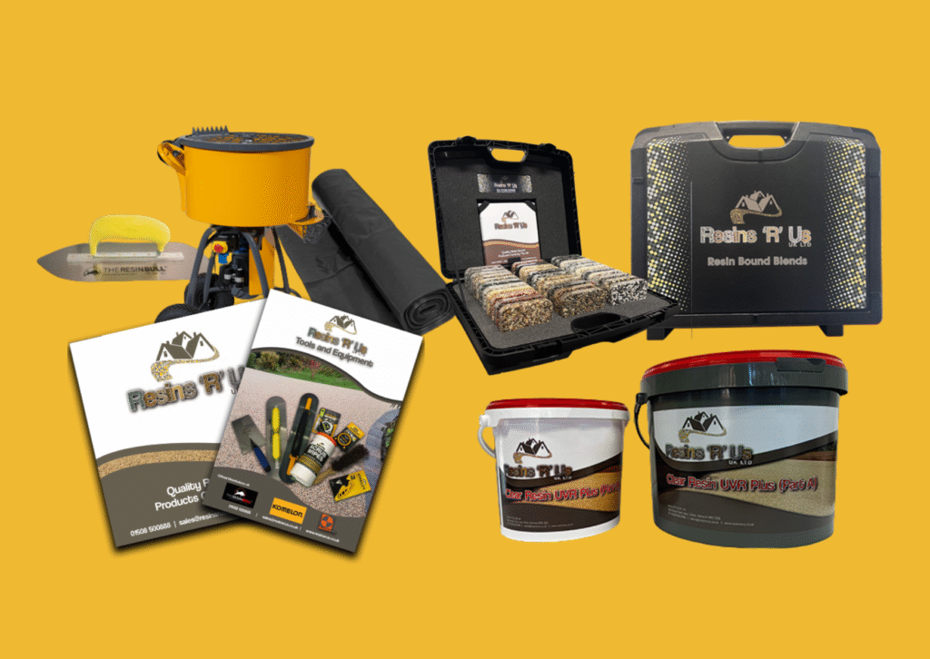 Resins R Us Refer a Friend Scheme resinbound products, accessories and tools UK