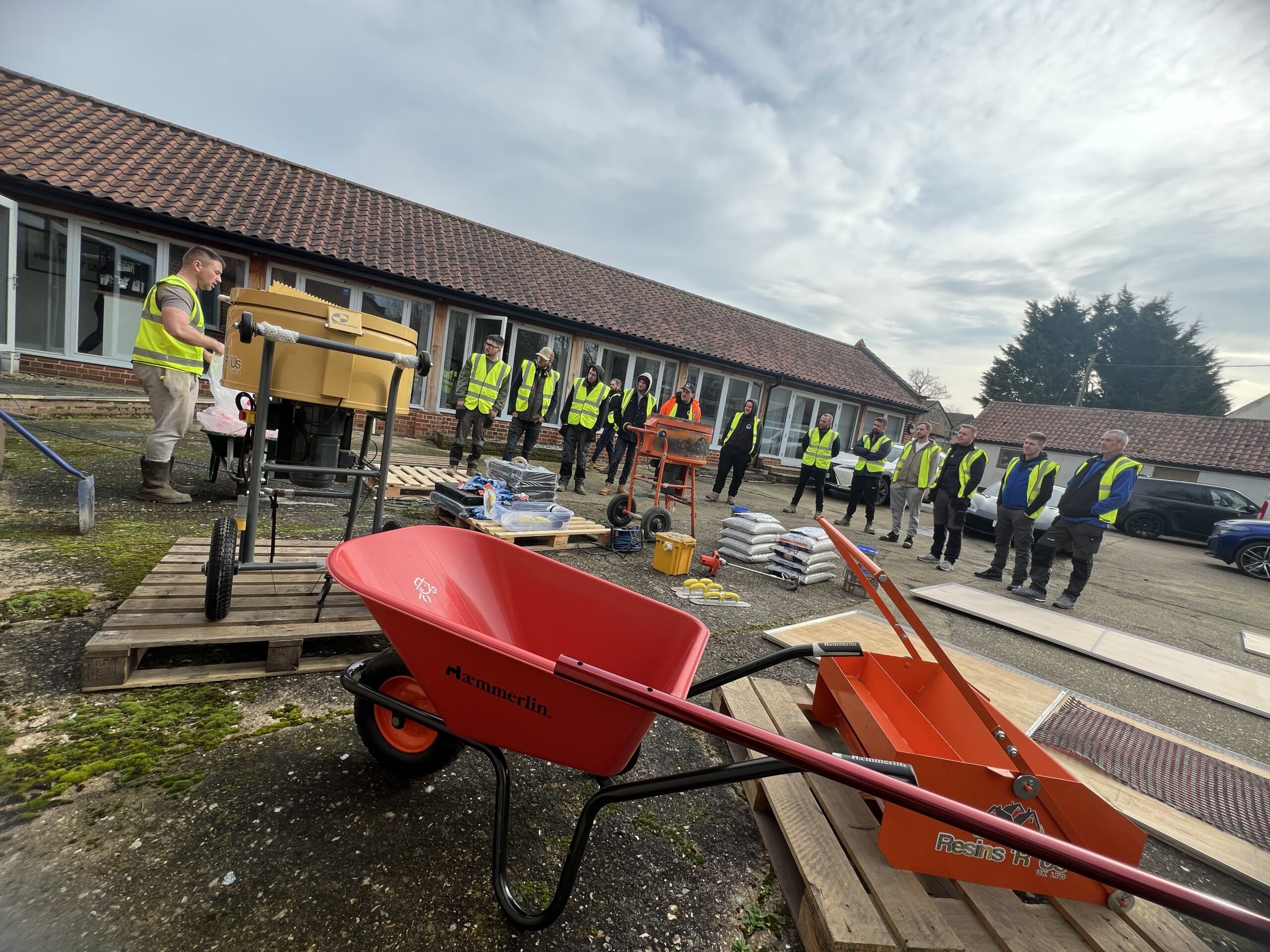 resin bound driveways patios training courses UK installers installation professional